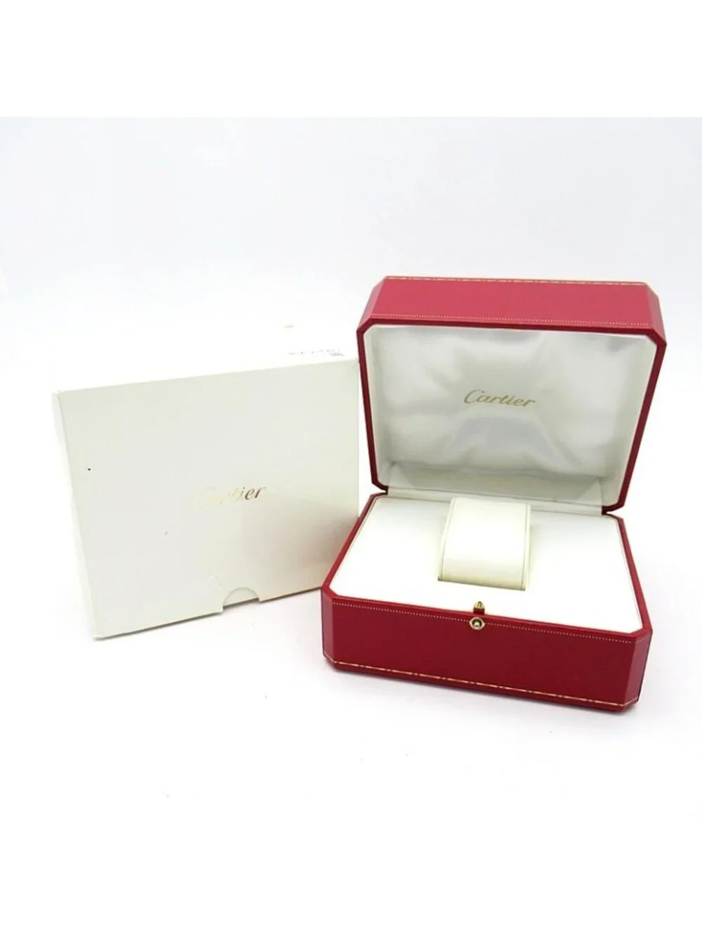 Cartier Pasha C Big Date Watch Box SS Black Polished